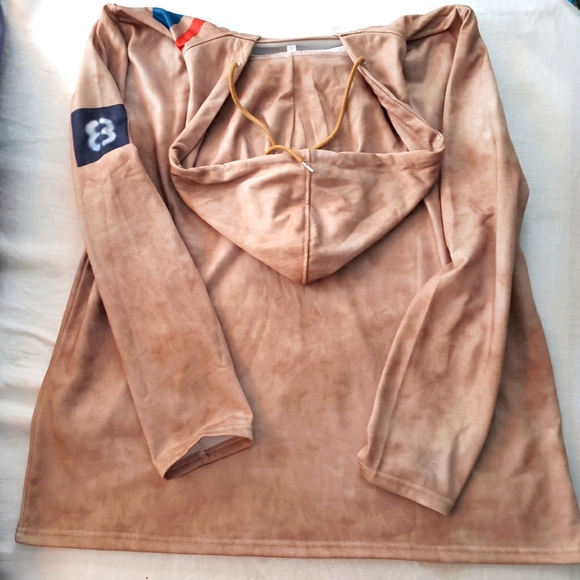 NWOT vintage look lightweight racing hoody - Picture 3 of 8